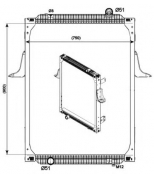 NRF - 529700 - Радиатор охлаждения RVI Kerax