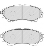 FERODO - FDB1817 - Колодки тормозные дисковые
