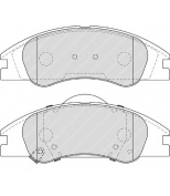 FERODO - FDB4014 - Комплект тормозных колодок, диско