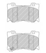 FERODO - FDB4284 - FDB4284_колодки дисковые передние! Infiniti G37 08>/M37/M56 11>, Nissan 370Z 09-11