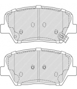 FERODO - FDB4396 - Комплект Тормозных Колодок, Дисковый Тормоз