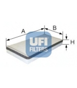 UFI - 5305900 - Фильтр, воздух во внутренном пространстве