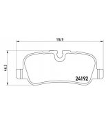 BREMBO - P44013 - Колодки тормозные P44013