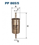 FILTRON - PP8655 - Фильтр топливный PP 865/5