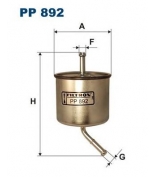 FILTRON PP892 Фильтр топливный Ford Probe 2.0/2.5i 93-98