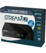 СКЛАД 10 43303 Приставка-ресивер для TV DVB-T2/C Perfeo Stream-2 (Wi-Fi, IPTV, HDMI, 2 USB, пульт)