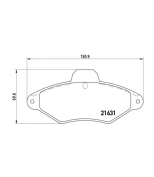 BREMBO - P61052 - Комплект тормозных колодок CITRO