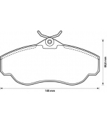 JURID - 571937J - Колодки диск. Discovery, Range Rover      SFP10046
