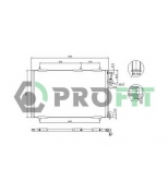 PROFIT - PR1907C1 - Радиатор кондиционера  PEUGEOT 206 98-