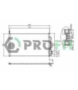 PROFIT - PR2530C1 - Радиатор кондиционера FORD FOCUS 98-04