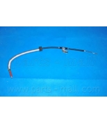 PARTS-MALL - PTD006 - Трос стояночного тормоза SSANGYONG MUSSO PMC 4902005111 4902005114