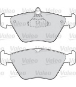 VALEO - 598050 - Комплект тормозных колодок