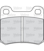 VALEO - 598105 - Комплект тормозных колодок, диско