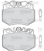 VALEO - 598714 - Комплект тормозных колодок, диско