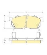 GIRLING - 6103259 - (GDB325) Колодки торм пер с датч Civic 1.4