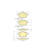 GIRLING - 6113072 - Комплект тормозных колодок, дисковый тормозной механизм