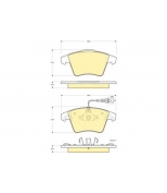 GIRLING - 6115552 - Тормозные колодки пер. VAG Multivan/Transporter/Touareg