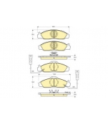 GIRLING - 6131341 - (GDB3134) Колодки торм пер SSANGYONG MUSSO