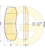 GIRLING - 6134649 - Колодки тормозные зад. Mitsubishi Pajero IV 06->