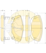 GIRLING - 6135114 - Колодки Тормозные Toyota Avensis/Verso 2.2D 09- Передние