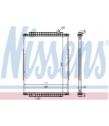 NISSENS - 637880 - Радиатор охлаждения двигателя