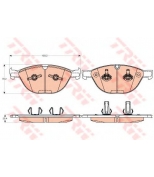 TRW - GDB2026 - Дисковые тормозные колодки  комплект