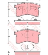 TRW - GDB3126 - Колодки тормозные дисковые GDB3126