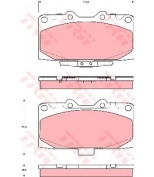 TRW - GDB3307 - Колодки тормозные дисковые GDB3307