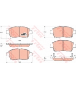 TRW - GDB3317 - Колодки тормозные дисковые GDB3317