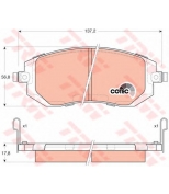 TRW - GDB3328 - Колодки тормозные дисковые GDB3328