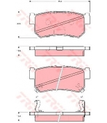 TRW - GDB3382 - Колодки тормозные дисковые GDB3382