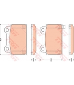 TRW - GDB3488 - Колодки тормозные дисковые GDB3488