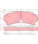 TRW - GDB397 - Колодки тормозные дисковые GDB397