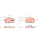 TRW - GDB4129 - Колодки тормозные дисковые GDB4129