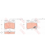 TRW - GDB906 - Колодки тормозные дисковые передн