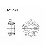 GMB GH21230 Подшипник передней ступицы FORD Transit 2006- 140 л.с. (без болтов)