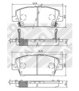 MAPCO - 6843 - Колодки тормозные производитель  Ferodo  FDB1862