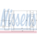 NISSENS - 70514 - Радиатор отопителя 70514