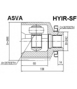 ASVA - HYIRSF - Шрус внутренний правый 25x42x46