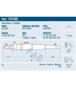 FAE - 74165 - Свеча накаливания
