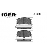 ICER - 180500 - Комплект тормозных колодок, диско