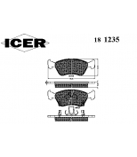 ICER - 181235 - Комплект тормозных колодок, диско
