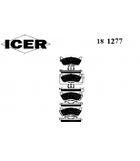 ICER 181277 Комплект тормозных колодок, диско