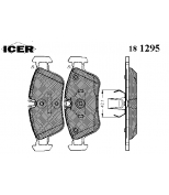 ICER 181295 Комплект тормозных колодок, диско