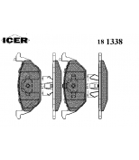 ICER - 181338 - Комплект тормозных колодок, диско