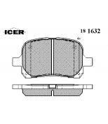 ICER - 181632 - 23513 колодки пер. Toyota Camry 96-01 Icer