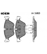 ICER - 181683 - Комплект тормозных колодок, диско