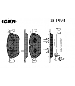 ICER - 181993 - 25158 колодки пер с датч VAG: A6 Quattro 3,0TFSI/ 4,0 S6 V8 11-, A8 Quattro 3,0TFSI- 6,3 W12 10-Ice...