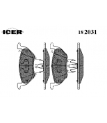 ICER - 182031 - колодки торм.зад. Maverick/Tribute