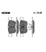 ICER - 182048 - Колодки тормозные комплект